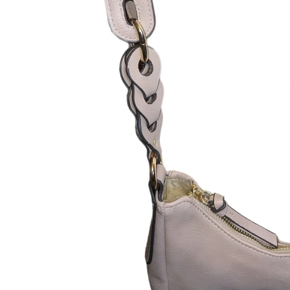 Rosetti Beige Hobo Bag Crossbody Gold Detail‎ NWOT